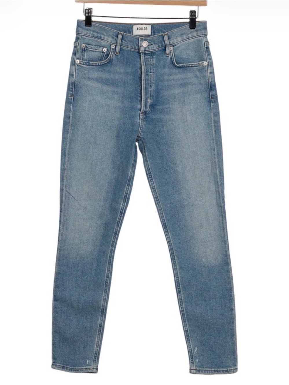 Agolde Skinny  Jeans in Light Blue Wash